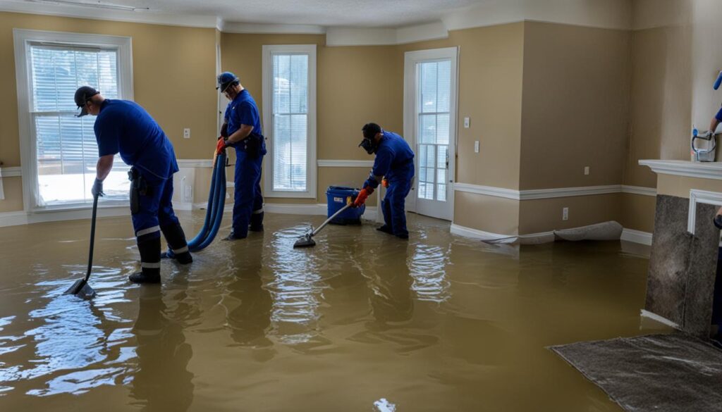 water damage cleanup