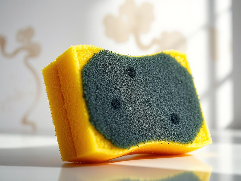 Chemical sponge for smoke stain removal